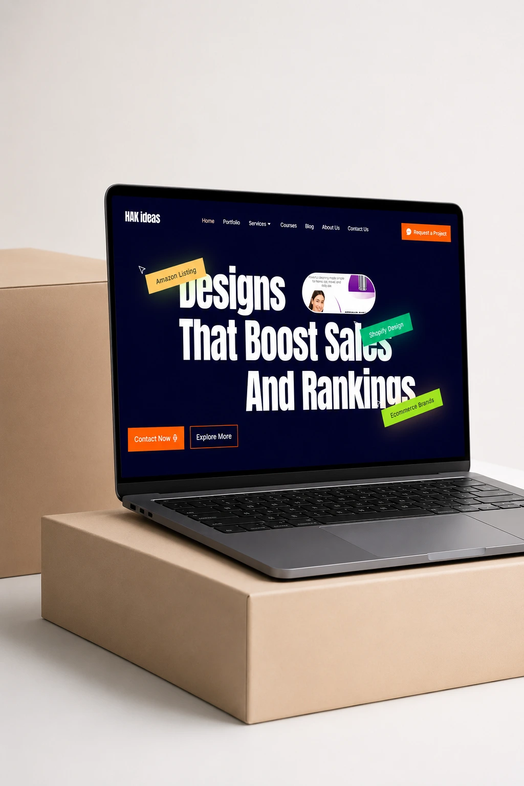 Hakideas website preview